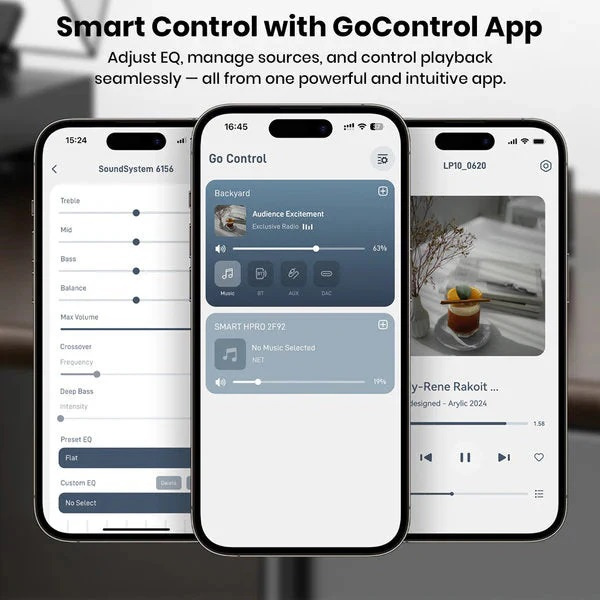 Arylic LP20 nettverksstreamer med AirPlay 2, Google Cast og subutgang