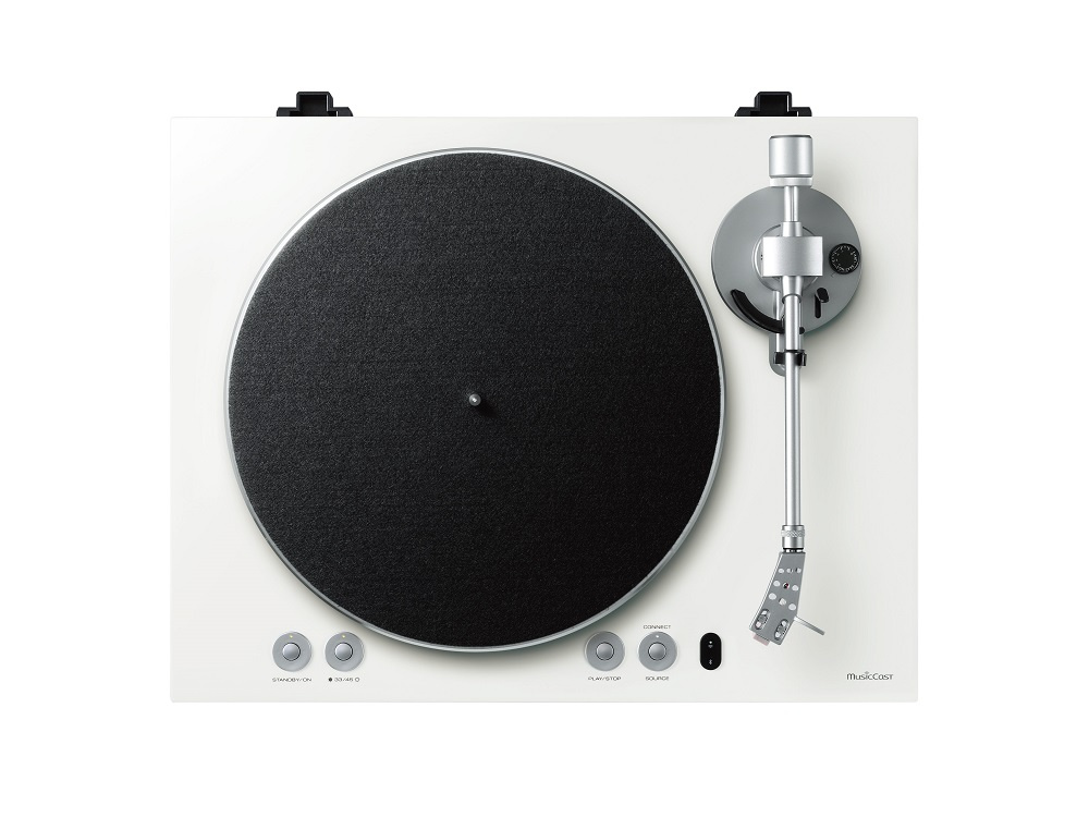 Yamaha MusicCast Vinyl 500 platespiller med nettverk, hvit