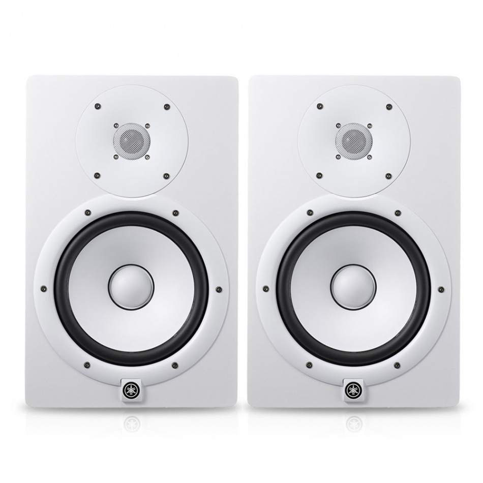 Yamaha HS7 studiomonitorer, hvitt par