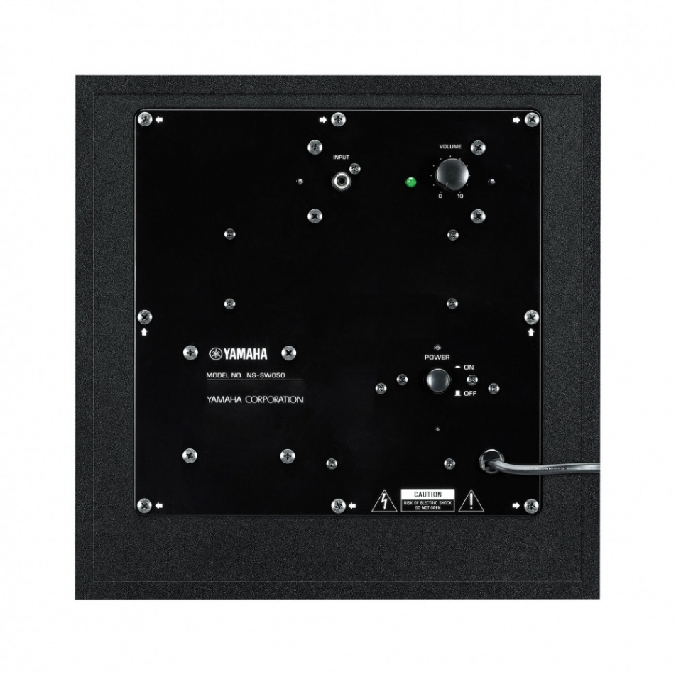 Yamaha NS-SW050 aktiv subwoofer med Twisted Flare Port