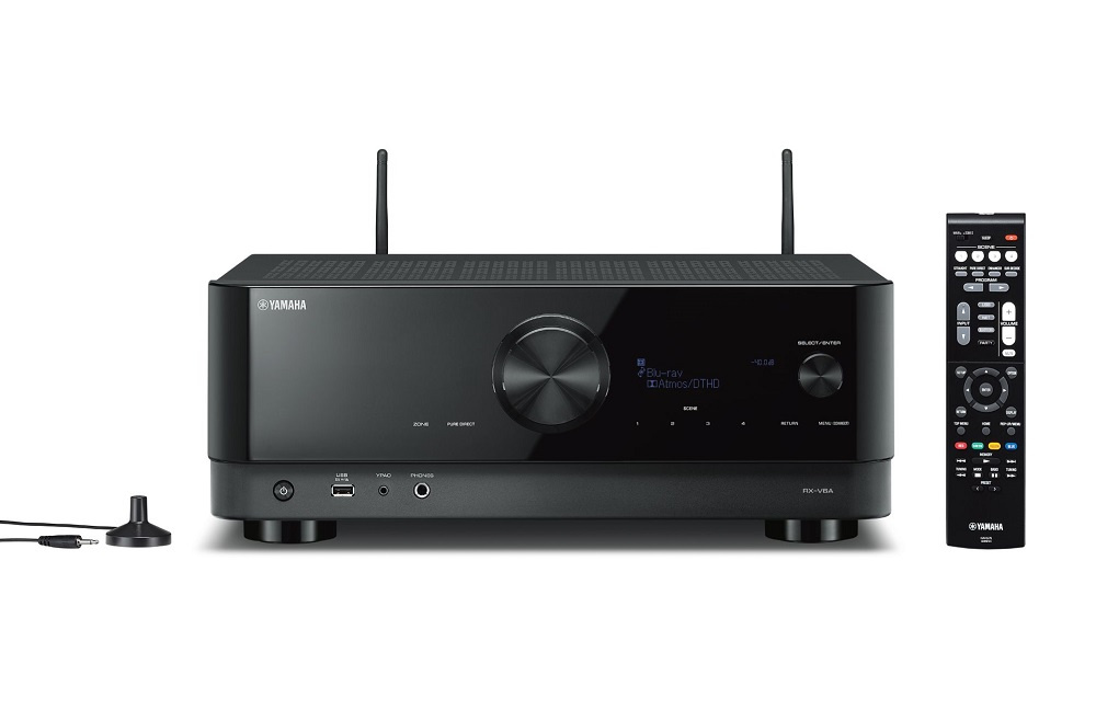 Yamaha RX-V6A hjemmekinoforsterker med MusicCast, svart