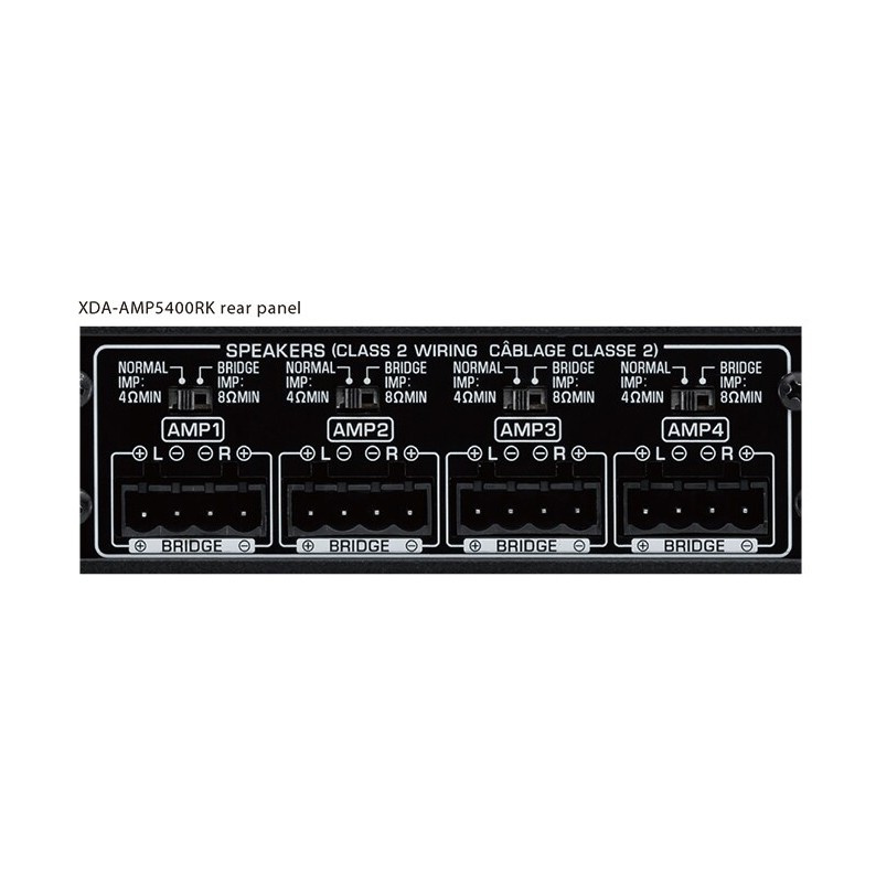 Yamaha XDA-AMP5400RK multiromforsterker med 4 stereosoner