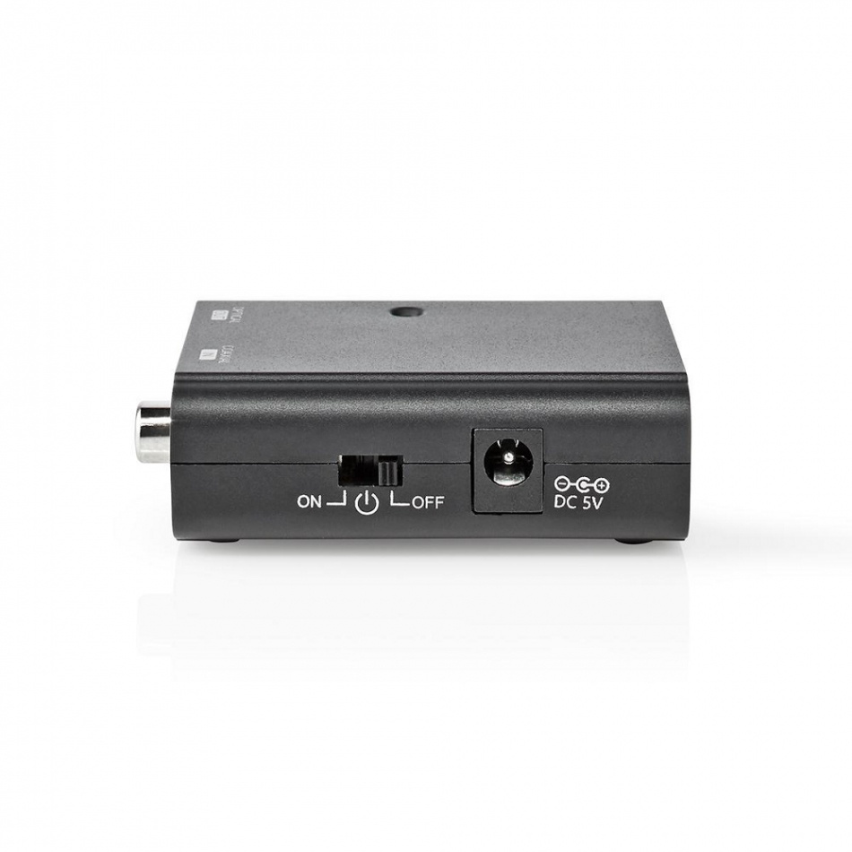 Nedis CON-2505 digital lydomformer, koaksial -> optisk
