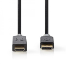 Nedis CCB-W37100AT DisplayPort 1.2a-kabel Nedis CCB-W37100AT DisplayPort 1.2a-kabel