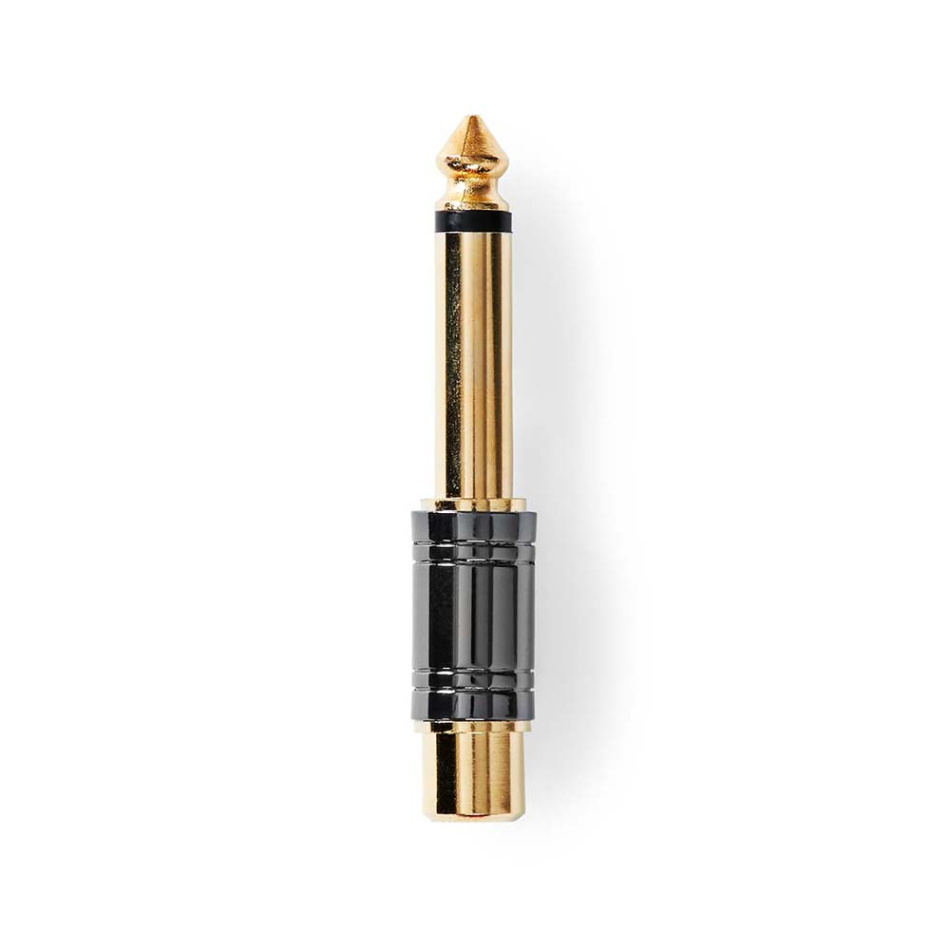 Nedis CAB-W23935BKG, monoadapter Tele 6,35 mm hann - RCA hunn