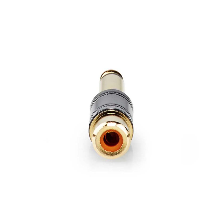 Nedis CAB-W23935BKG, monoadapter Tele 6,35 mm hann - RCA hunn