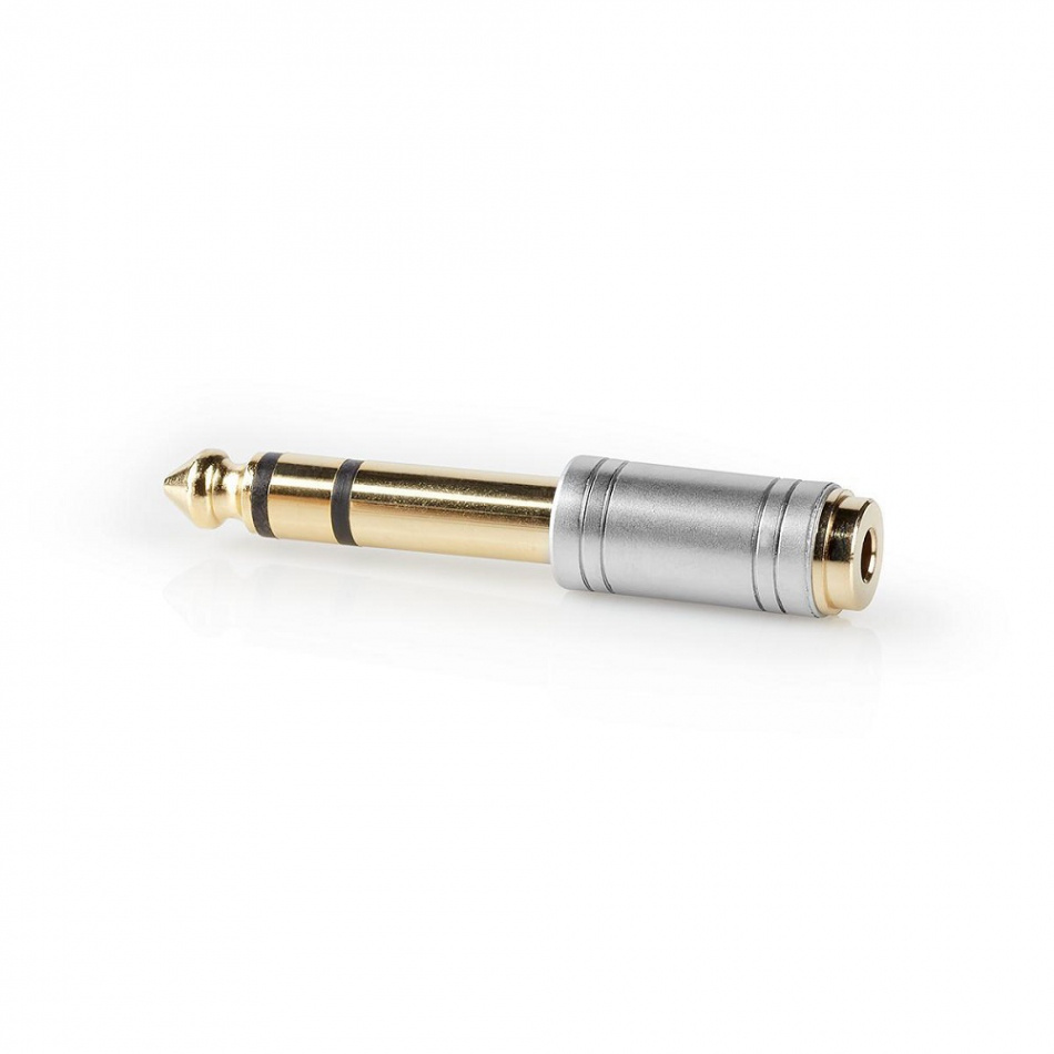 Nedis CAGC23930ME, stereoadapter Tele 6.35mm hann - 3.5mm hunn
