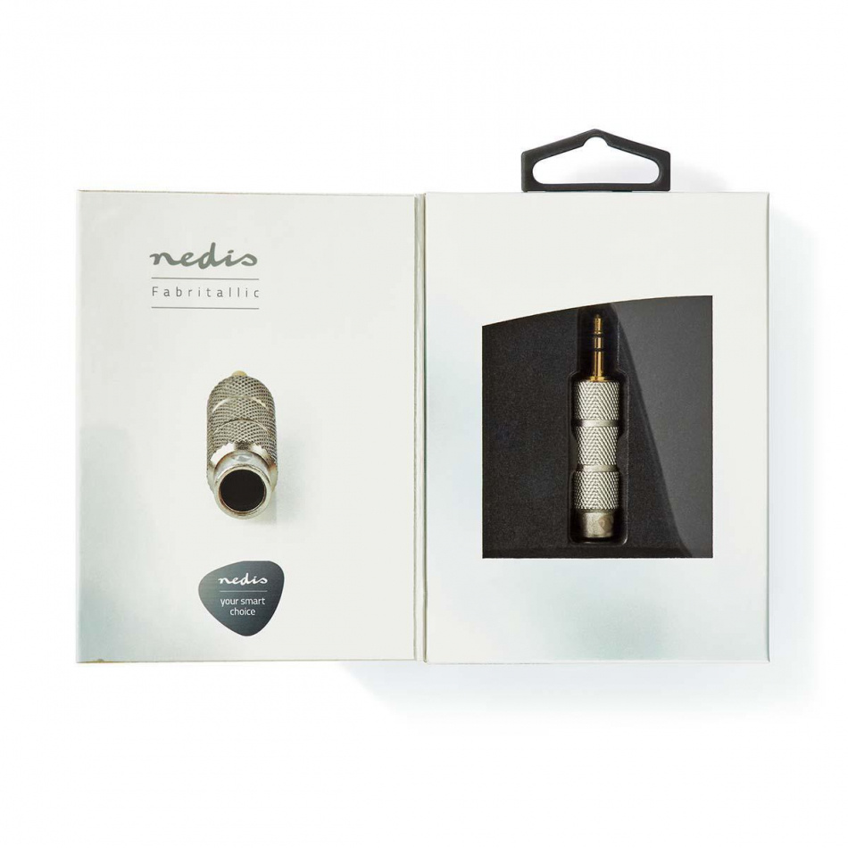 Nedis CAT-B22935GD stereoadapter 3.5mm hann - 6.35mm hunn