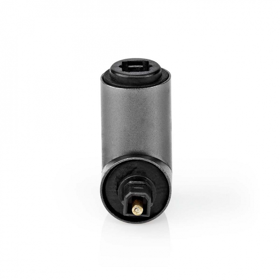Nedis CATB25920GY, optisk vinklet adapterplugg hunn-hann