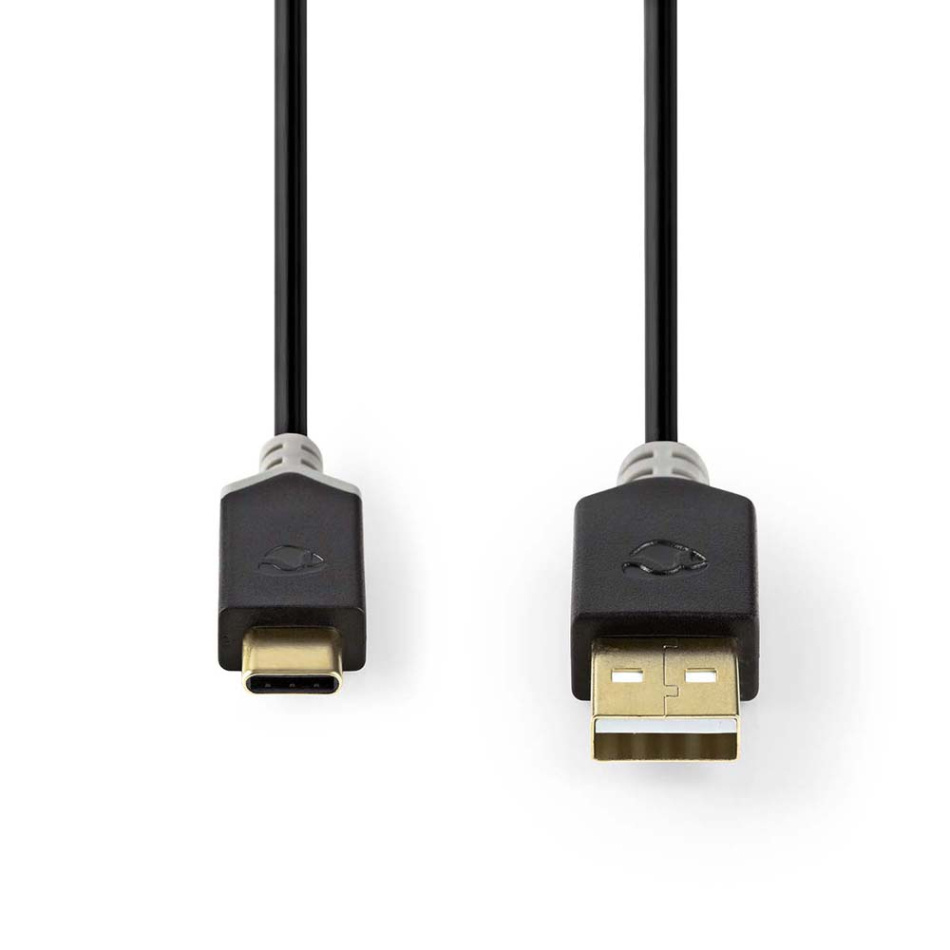 Nedis CCB-W60600AT USB 2.0-kabel USB-A til USB-C