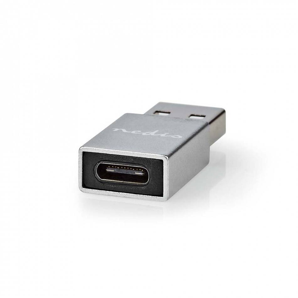 Nedis CCG-B60925GY USB 3.2 Gen 1 Adapter, USB-A Hann - USB-C Hunn