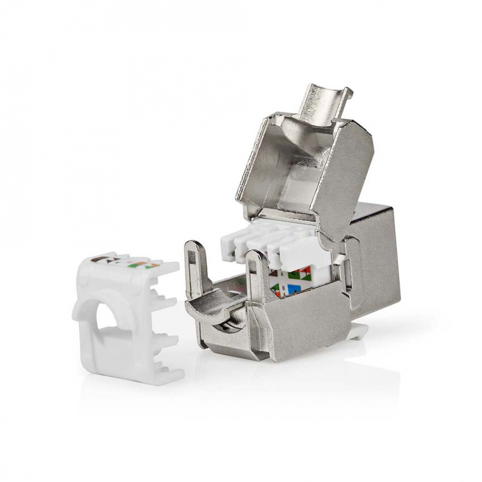 Nedis Keystone RJ45 Hunn for skjermede CAT6a S/FTP-kabler
