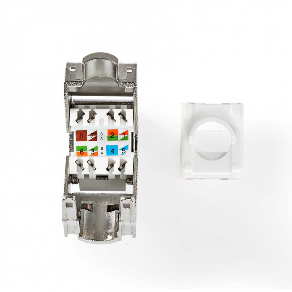 Nedis Keystone RJ45 Hunn for skjermede CAT6a S/FTP-kabler
