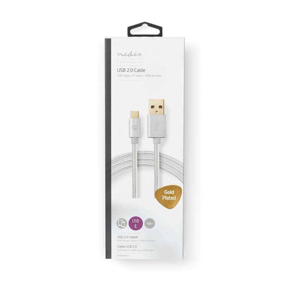 Nedis USB 2.0 USB-A til USB-C-kabel