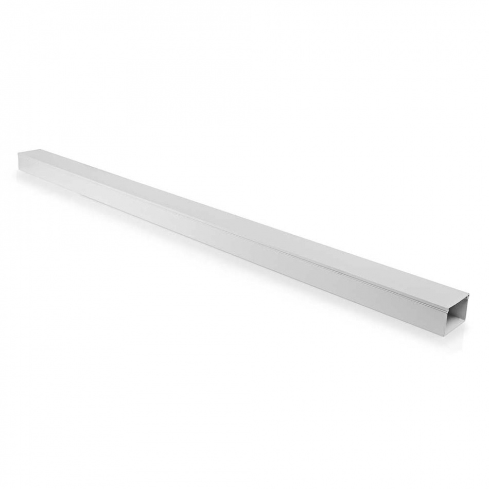 Nedis CMDT-6040 kabelkanal i aluminium, hvit