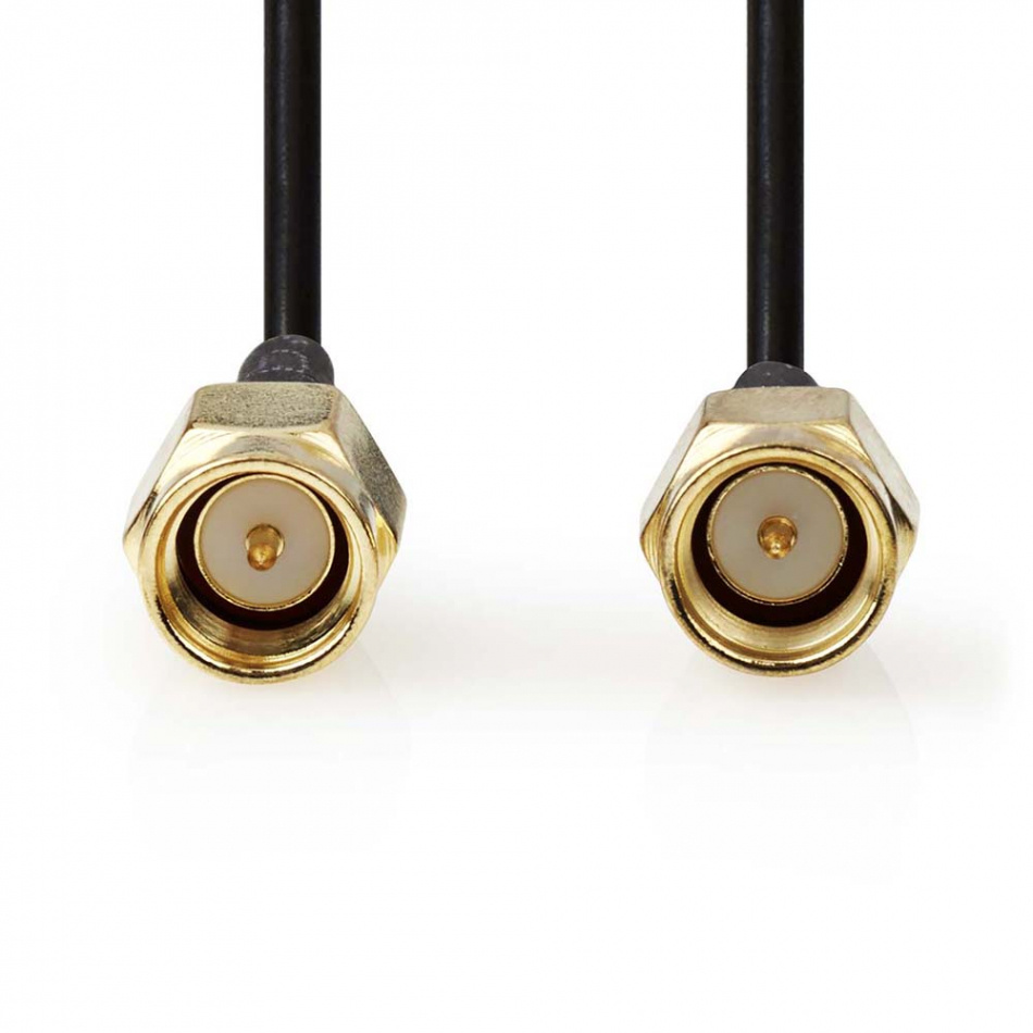 Nedis CSG-L02000 SMA-antennkabel Hann-Hann svart
