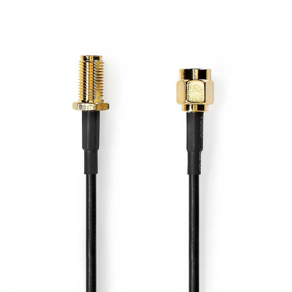 Nedis CSG-L02010 SMA-antennkabel Hann-Hunn svart