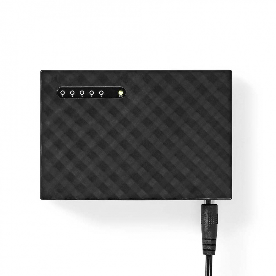 Nedis NSW-H5P110 Nettverkssvitsj 1 GBit/s, 5-porter