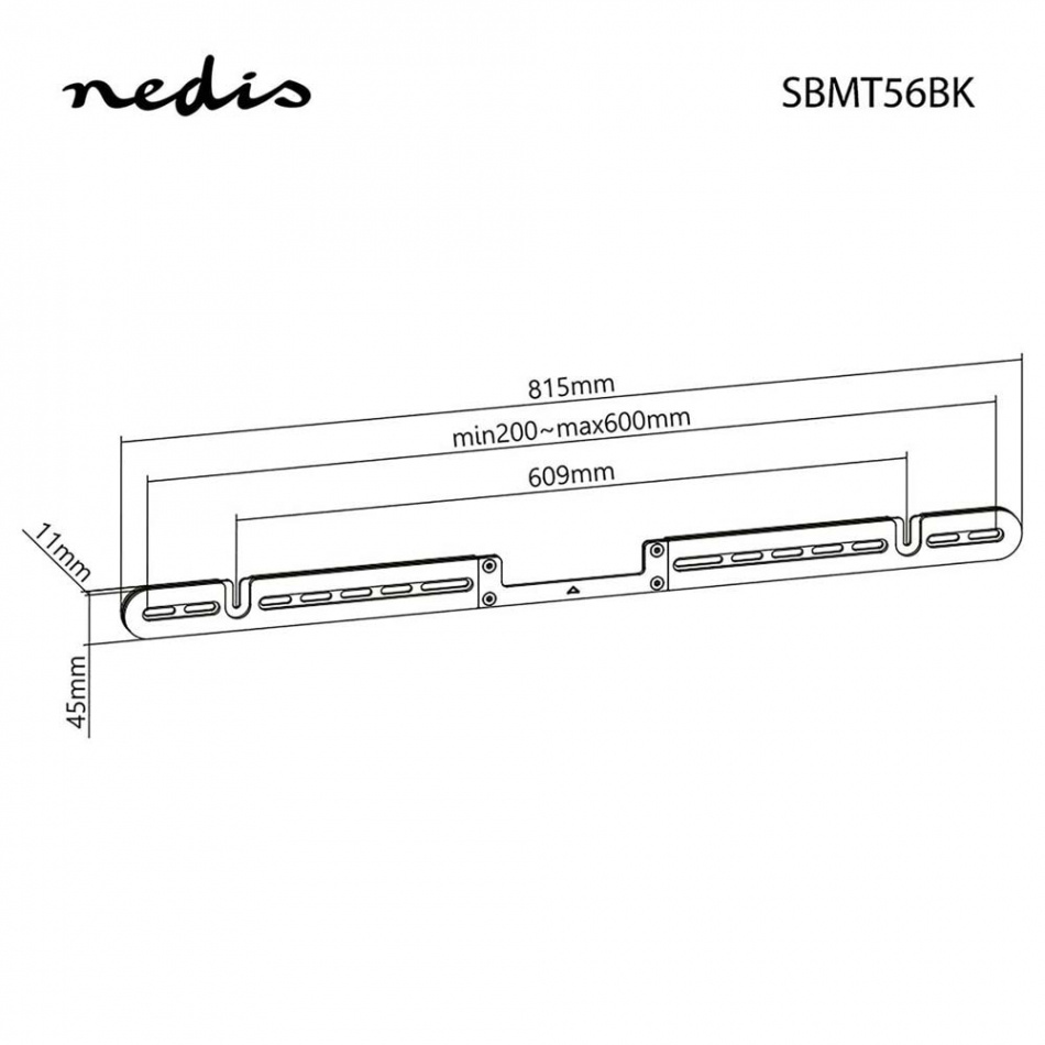 Nedis SBM-T56 veggfeste for Sonos Arc soundbar