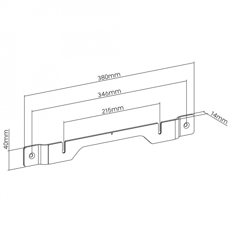 Nedis SBM-T57 veggfeste for Sonos Ray soundbar