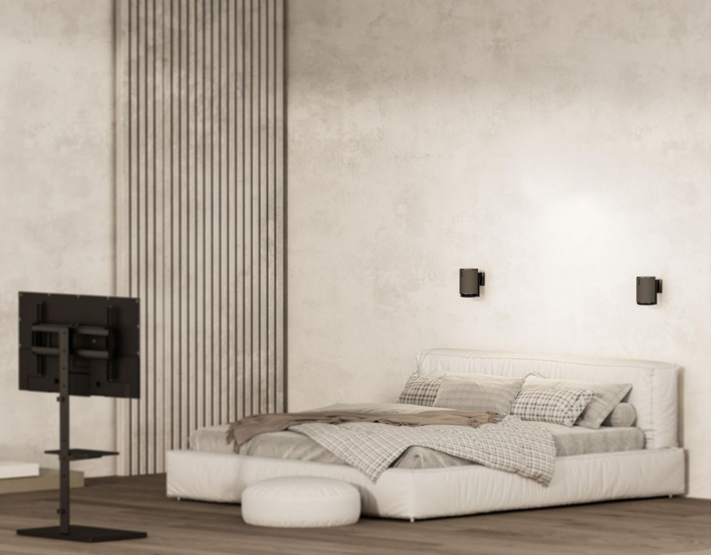Nedis SPMT-5800 veggfeste for Sonos Era 100, svart stykk