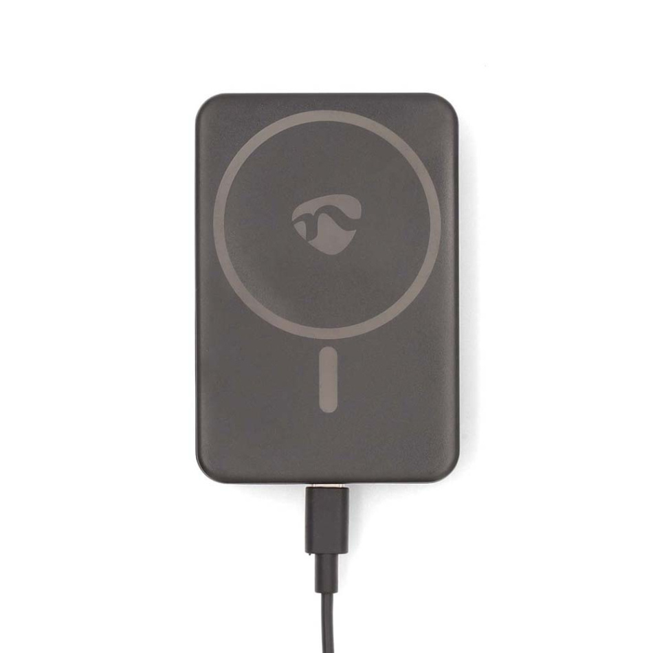 Nedis UPBK-W15 Powerbank med trådløs lading, 5.000 mAh 15W