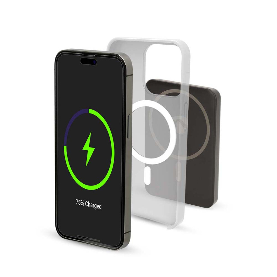 Nedis UPBK-W15 Powerbank med trådløs lading, 5.000 mAh 15W