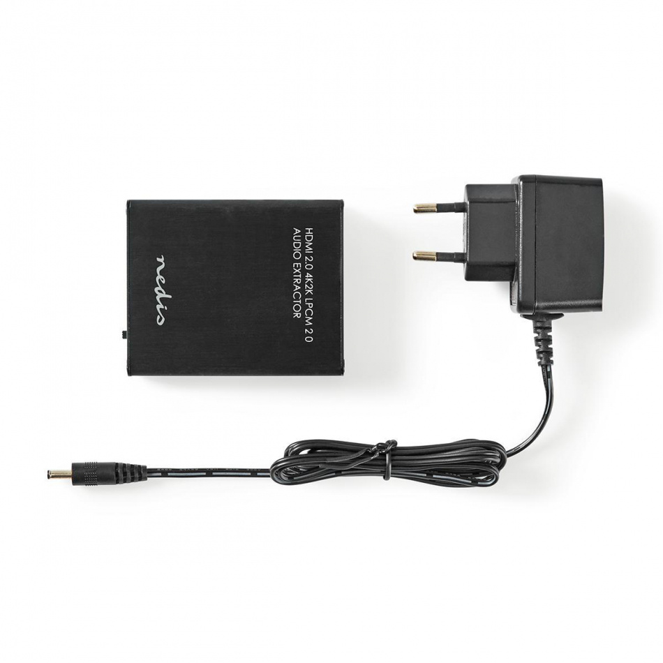 Nedis HDMI Extractor V-EXT3470, HDMI->optisk eller analog 3.5mm