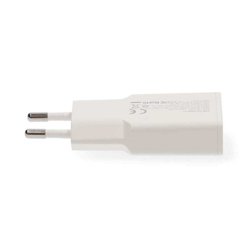 Nedis WCH-A20 GaN-vegglader 20 Watt, hvit