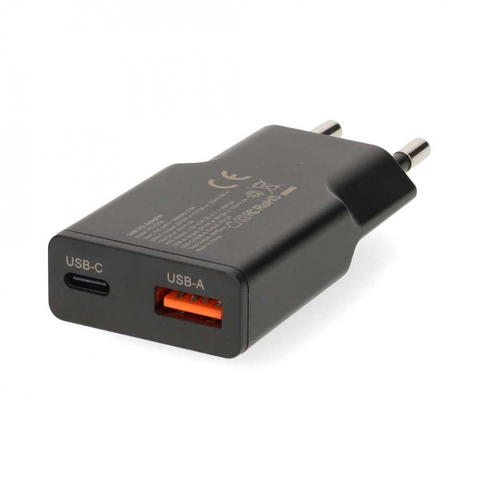 Nedis WCH-A30 GaN-vegglader 30 Watt, svart
