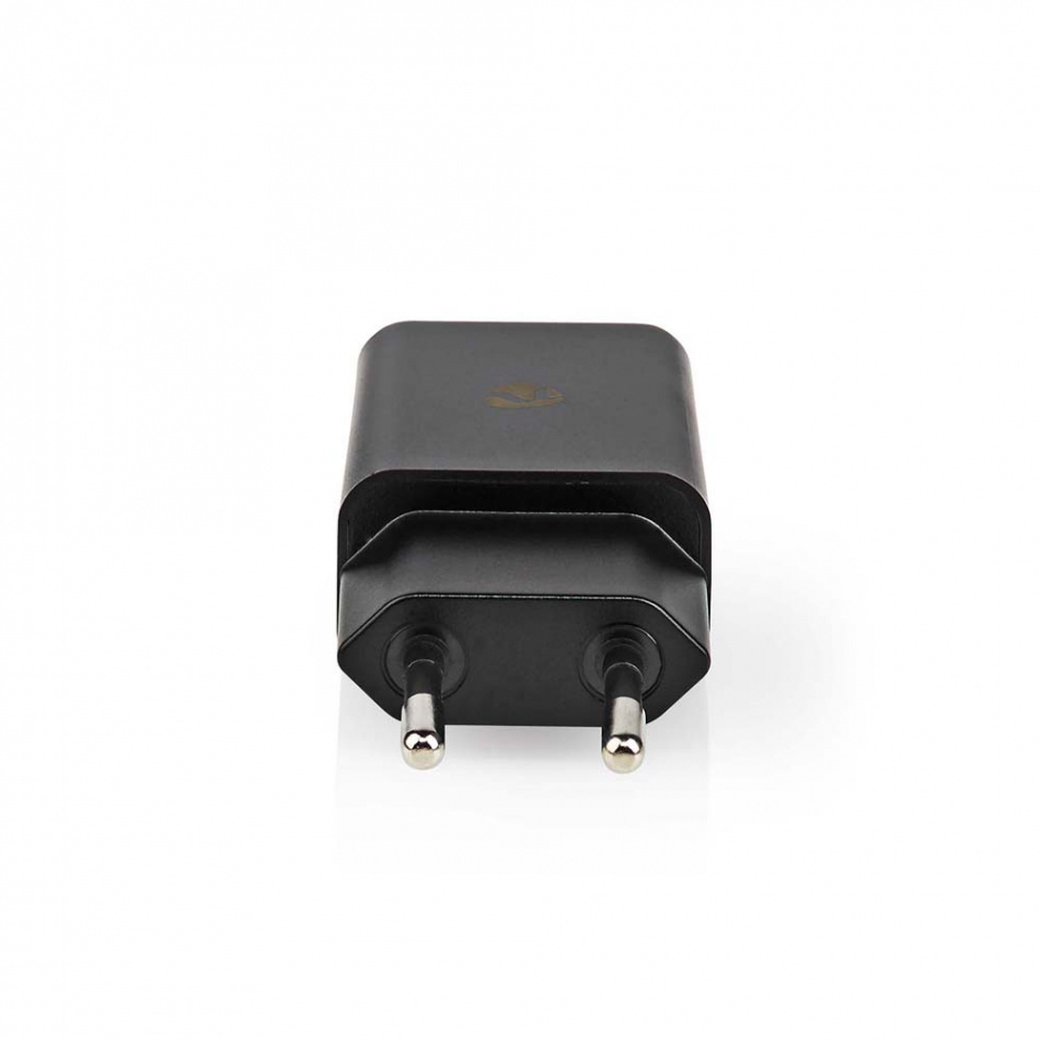 Nedis USB-A strømadapter 2.4A, svart