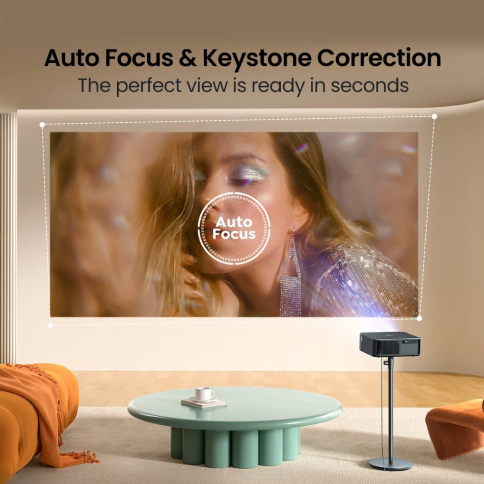 Yaber K2s Pro Full HD LCD-projektor med Dolby Audio & Sound by JBL