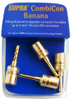Supra Combicon Banana, 4-pakning banankontakter Supra Combicon Banana, 4-pakning banankontakter