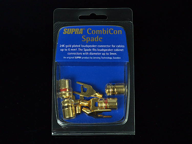 Supra Combicon Spade, 4-pakning spadekontakter