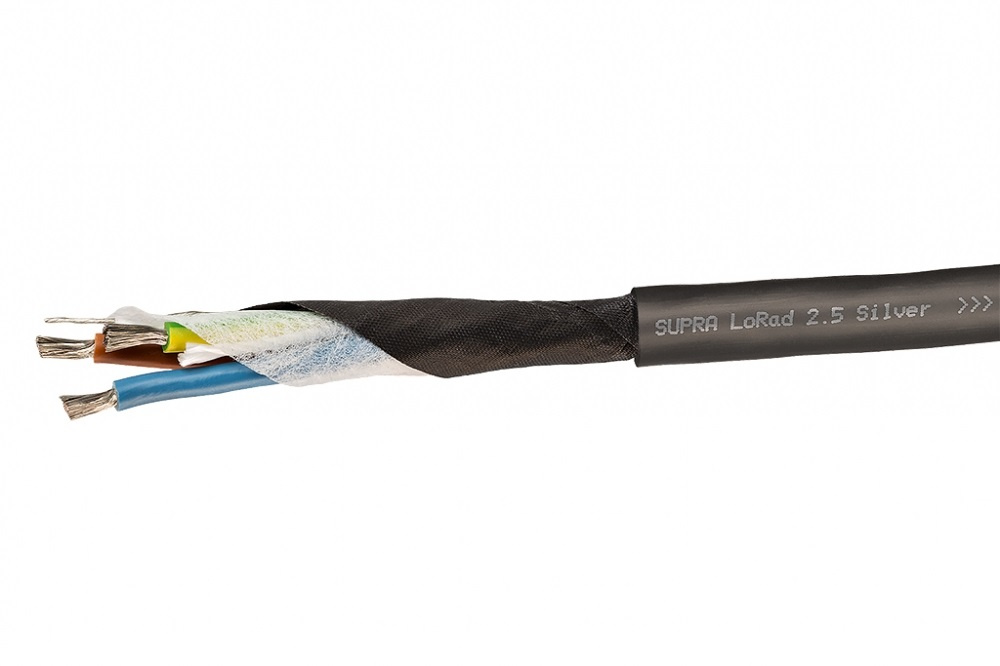 Supra LoRad SPC 3x2.5, skjermet strømkabel løpemeter