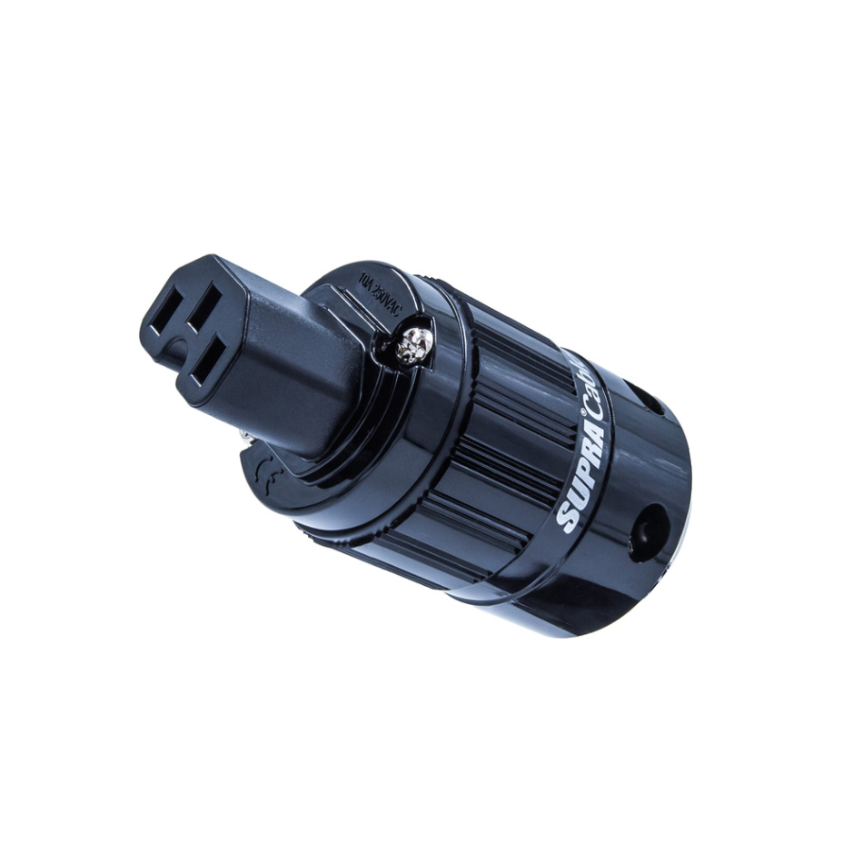 Supra Lorad Excalibur RC-IEC C15 Rhodium Edition, IEC-kontakt 10A