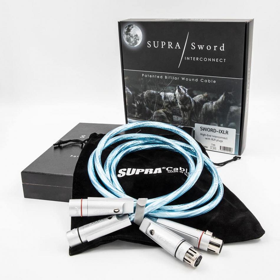 Supra Sword-IXLR Excalibur Rhodium lydkabel