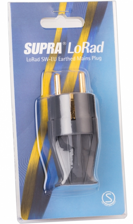 Supra Lorad SW rett støpsel, hann, 16 Ampere