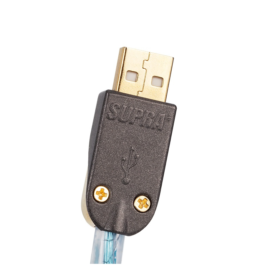 Supra USB 2.0 Excalibur A-B, sølvbelagt USB-kabel
