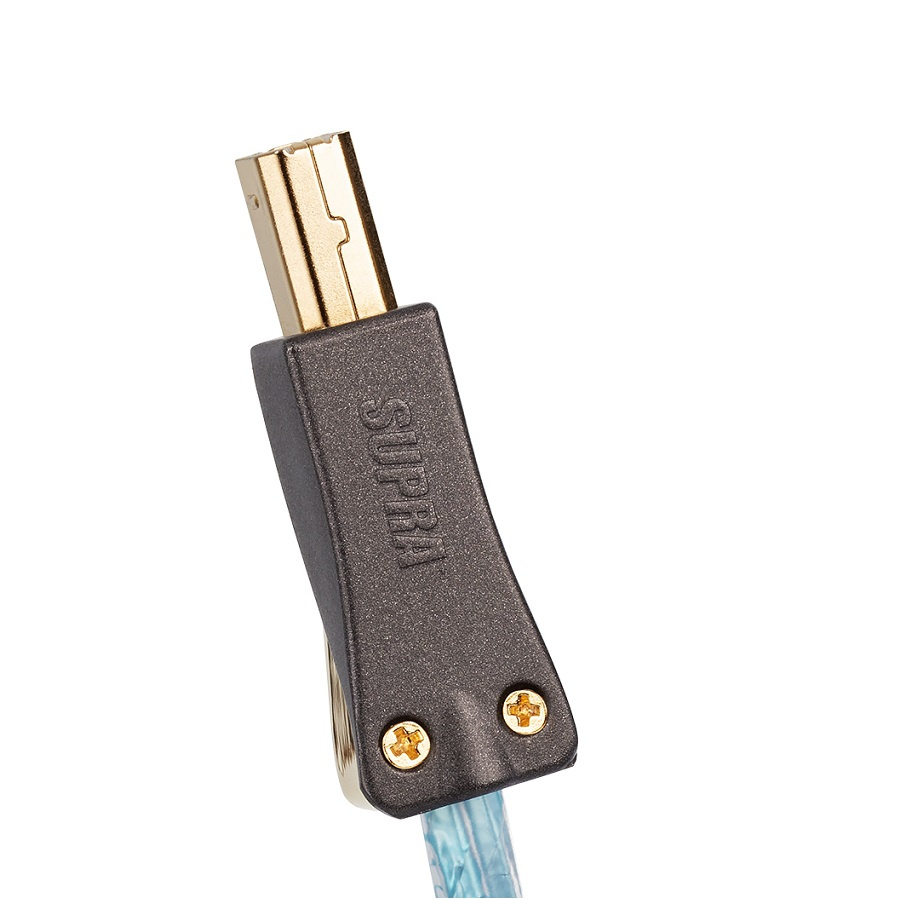 Supra USB 2.0 Excalibur A-B, sølvbelagt USB-kabel