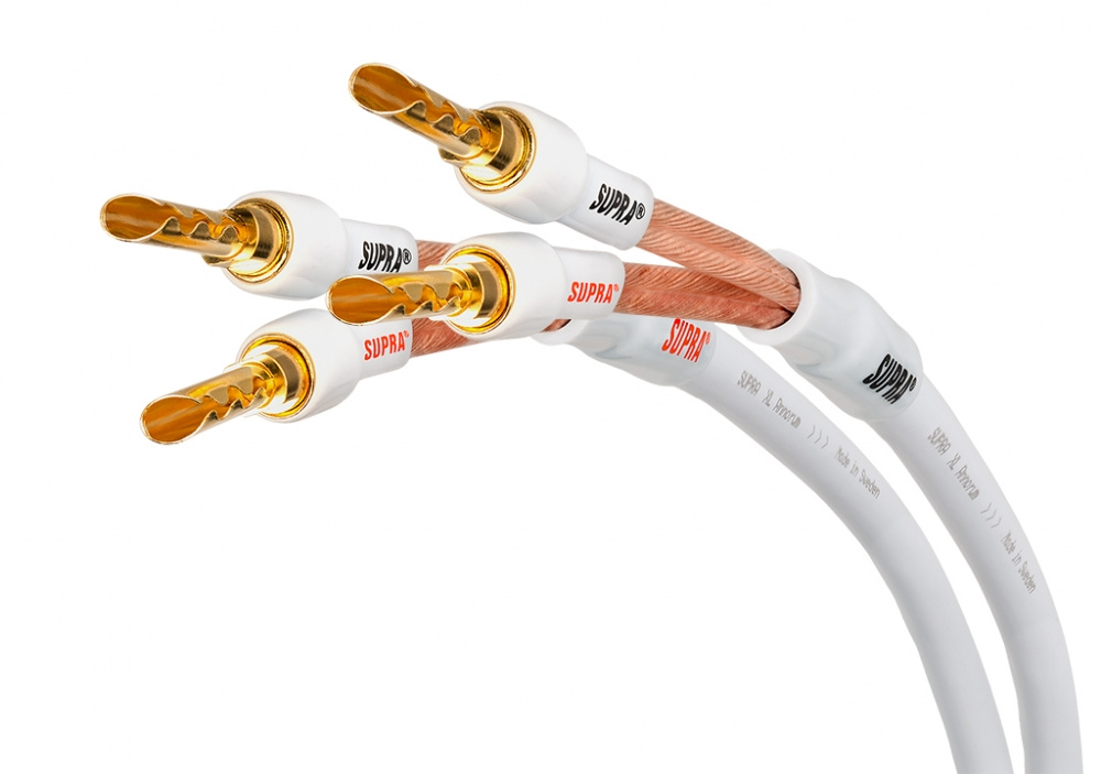 Supra XL Annorum, terminert høyttalerkabel single-wire stereopar