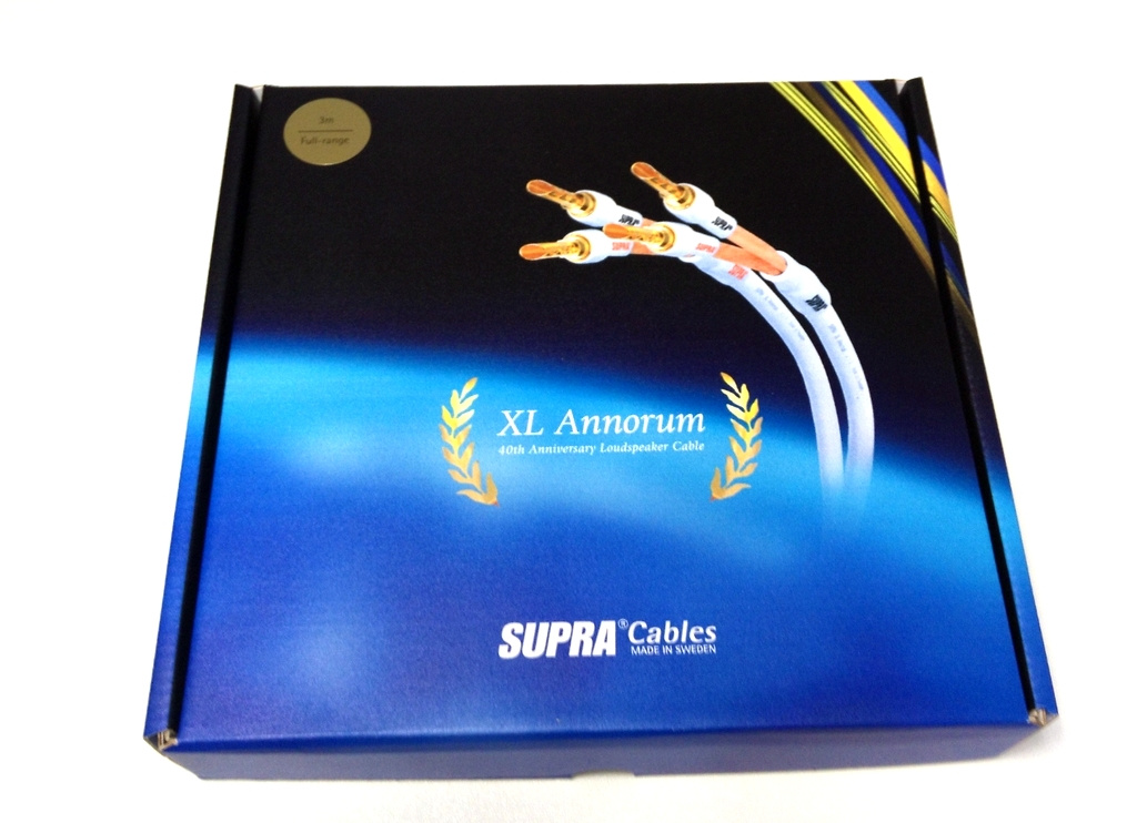 Supra XL Annorum, terminert høyttalerkabel single-wire stereopar