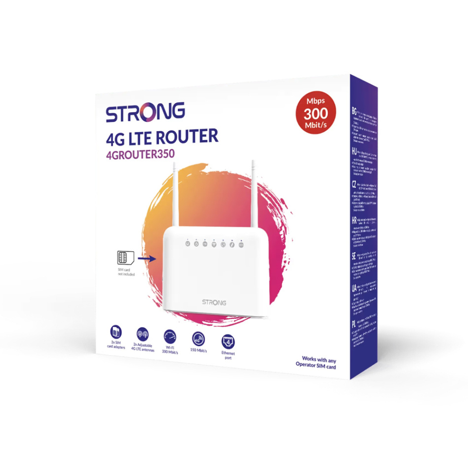 Strong Router 350 trådløs 4G LTE-ruter 300 Mbit/s