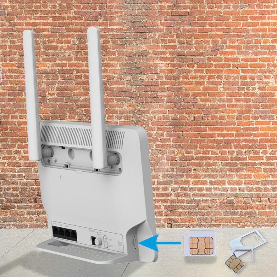 Strong Router 1200 trådløs Dual-band 4G+ LTE-ruter 1200 Mbit/s