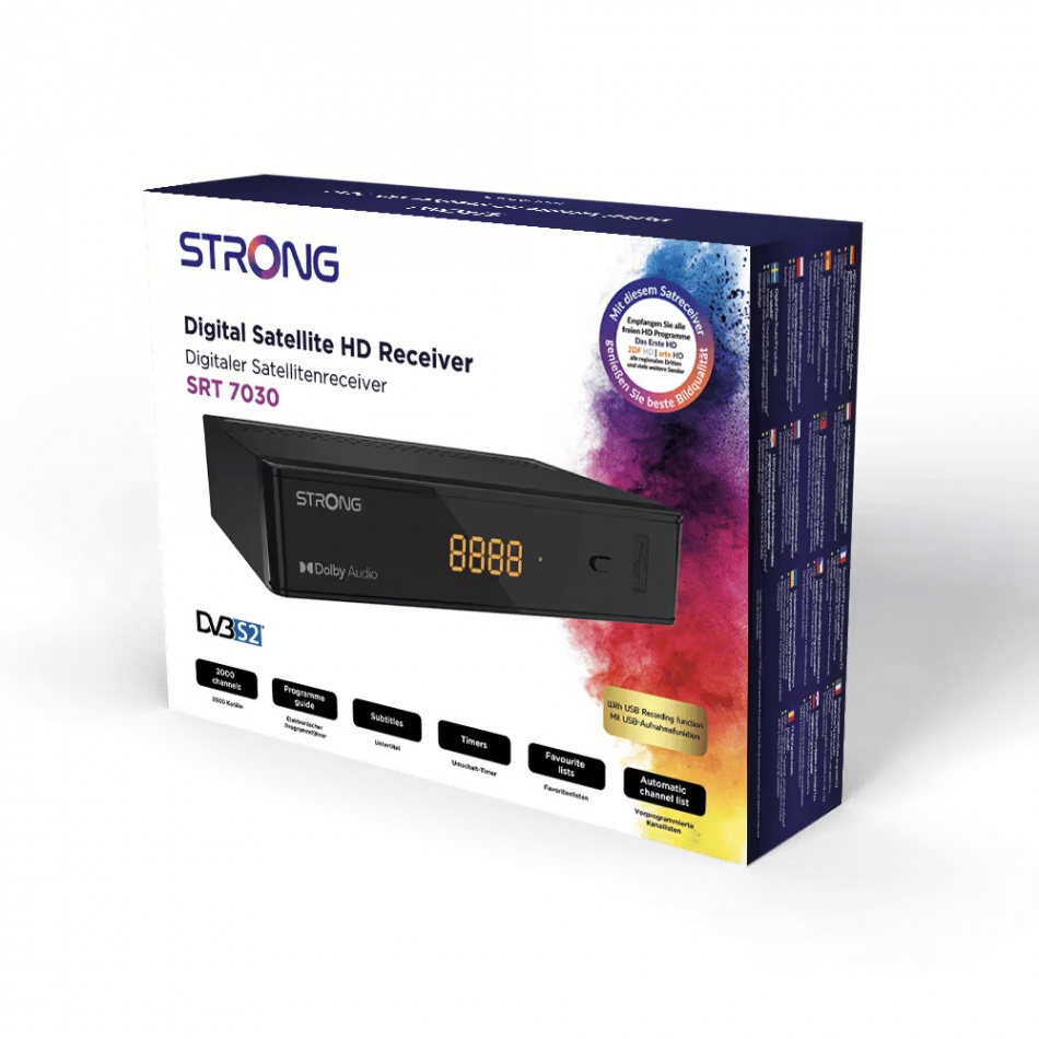 Strong SRT 7030 Free-To-Air DVB-S satellittmottaker