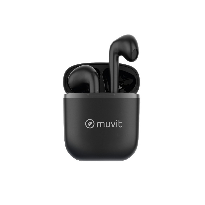 Muvit Pure trådløse in-ear-hodetelefoner, svarte