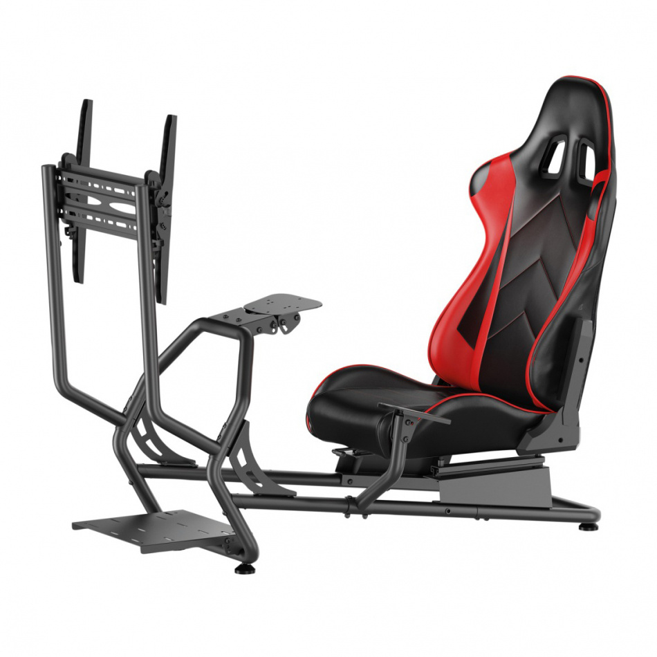 LogiLink Racing Cockpit, racingstol med skjermfeste 32–50 tommer