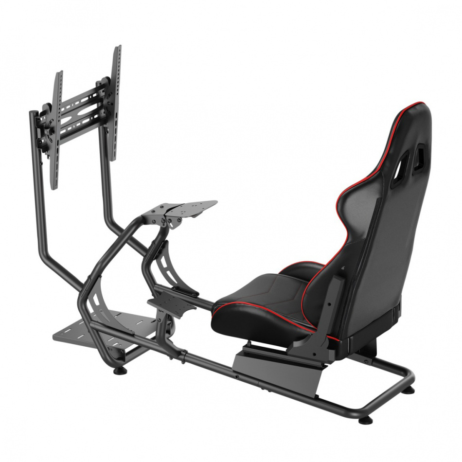 LogiLink Racing Cockpit, racingstol med skjermfeste 32–50 tommer