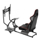 LogiLink Racing Cockpit, racingstol med skjermfeste 32–50 tommer LogiLink Racing Cockpit, racingstol med skjermfeste 32–50 tommer
