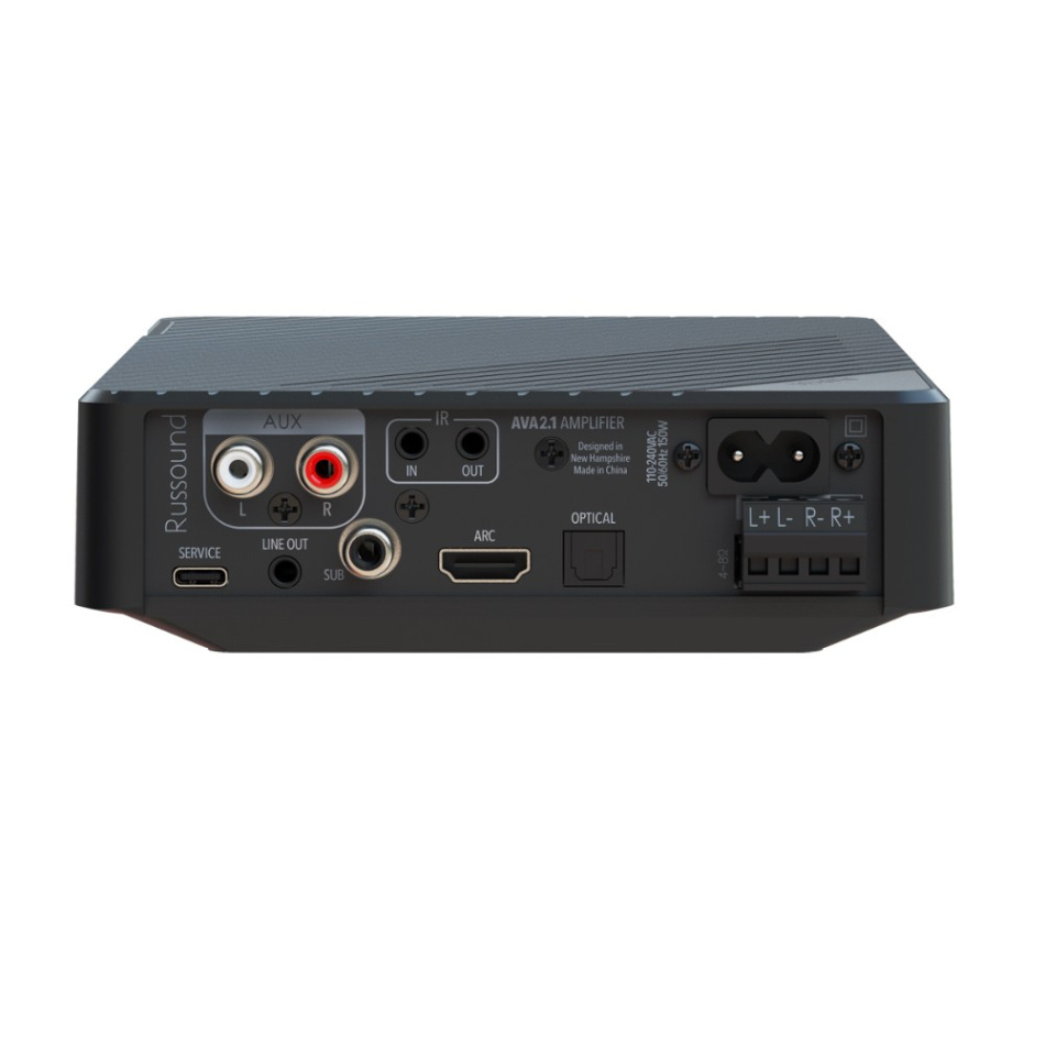 Russound AVA2.1 kompakt stereoforsterker med Bluetooth & HDMI ARC